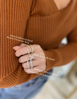 Chloe Baguette Butterfly Ring