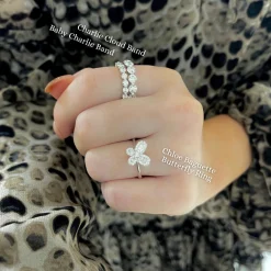 Chloe Baguette Butterfly Ring