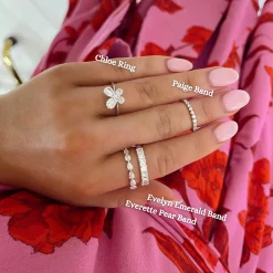 Chloe Baguette Butterfly Ring