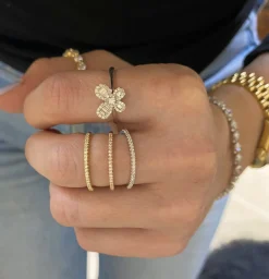 Chloe Baguette Butterfly Ring