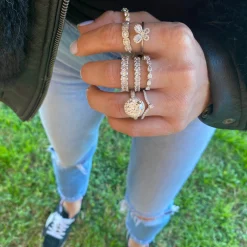 Chloe Baguette Butterfly Ring