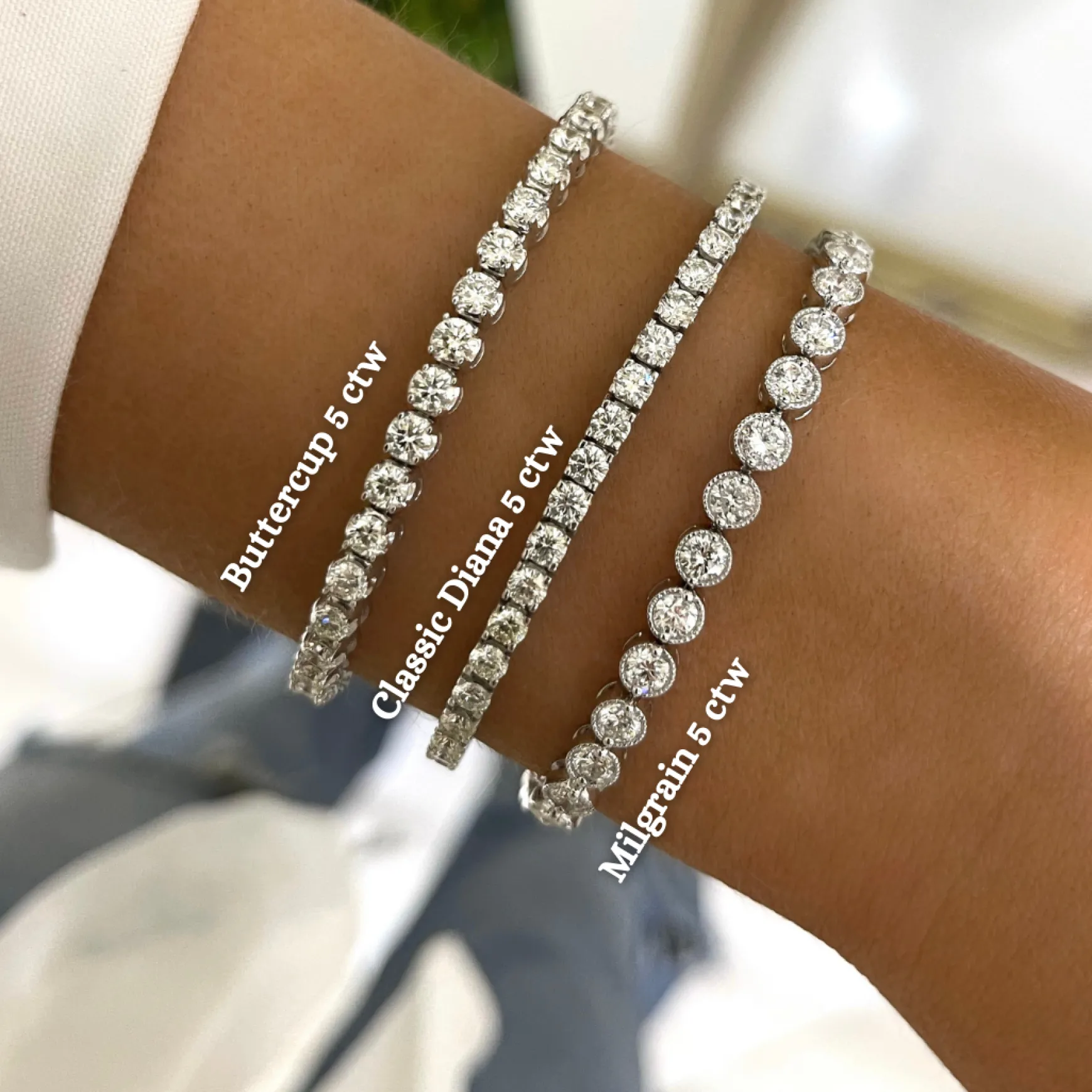 Classic Diana Tennis Bracelet