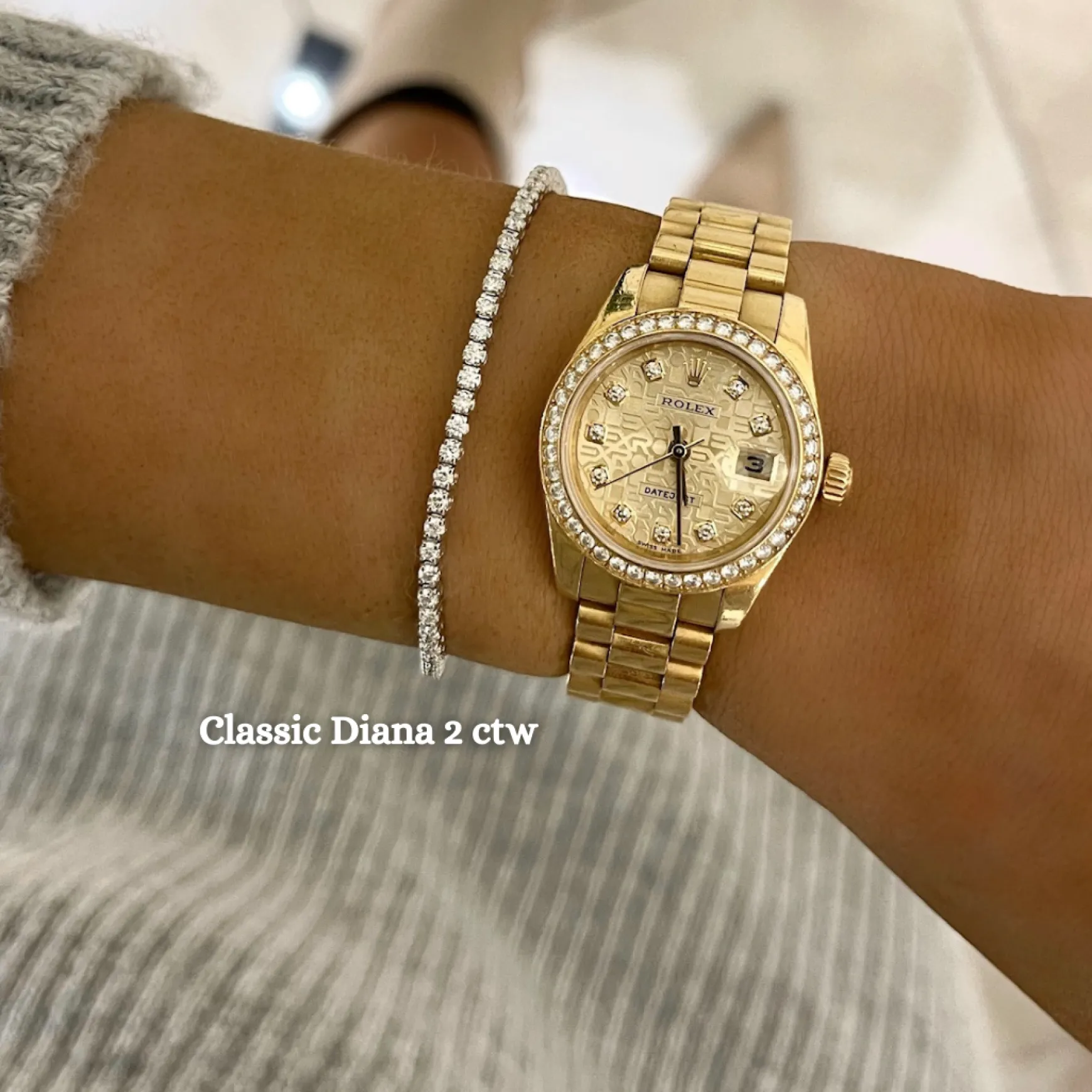 Classic Diana Tennis Bracelet