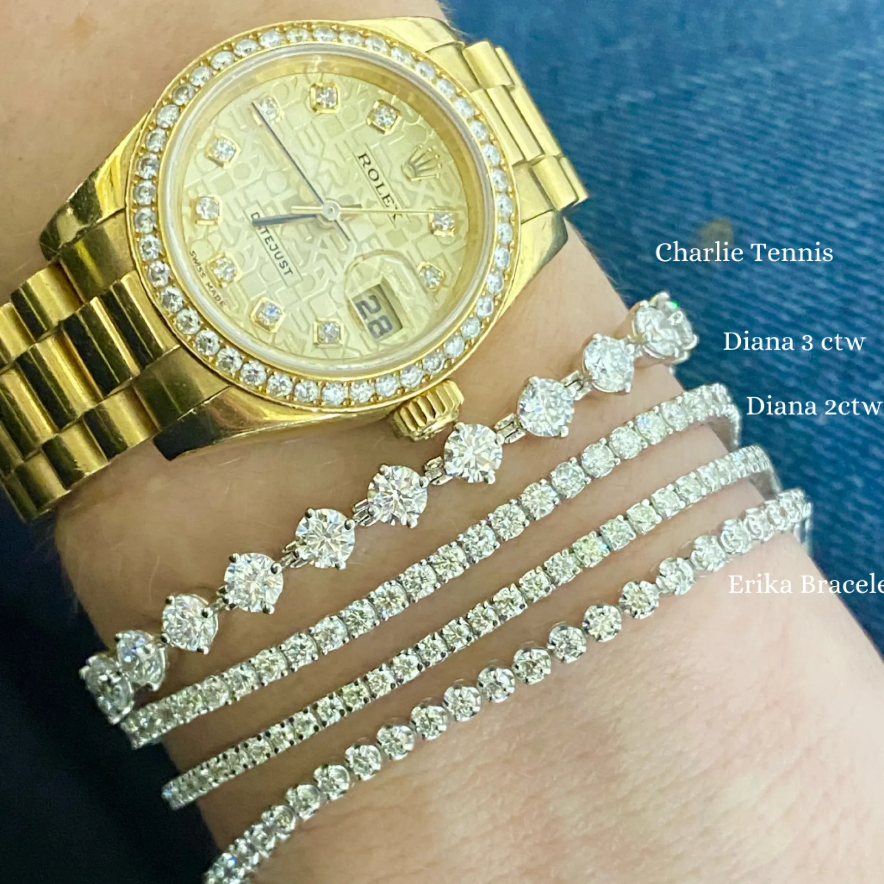 Classic Diana Tennis Bracelet