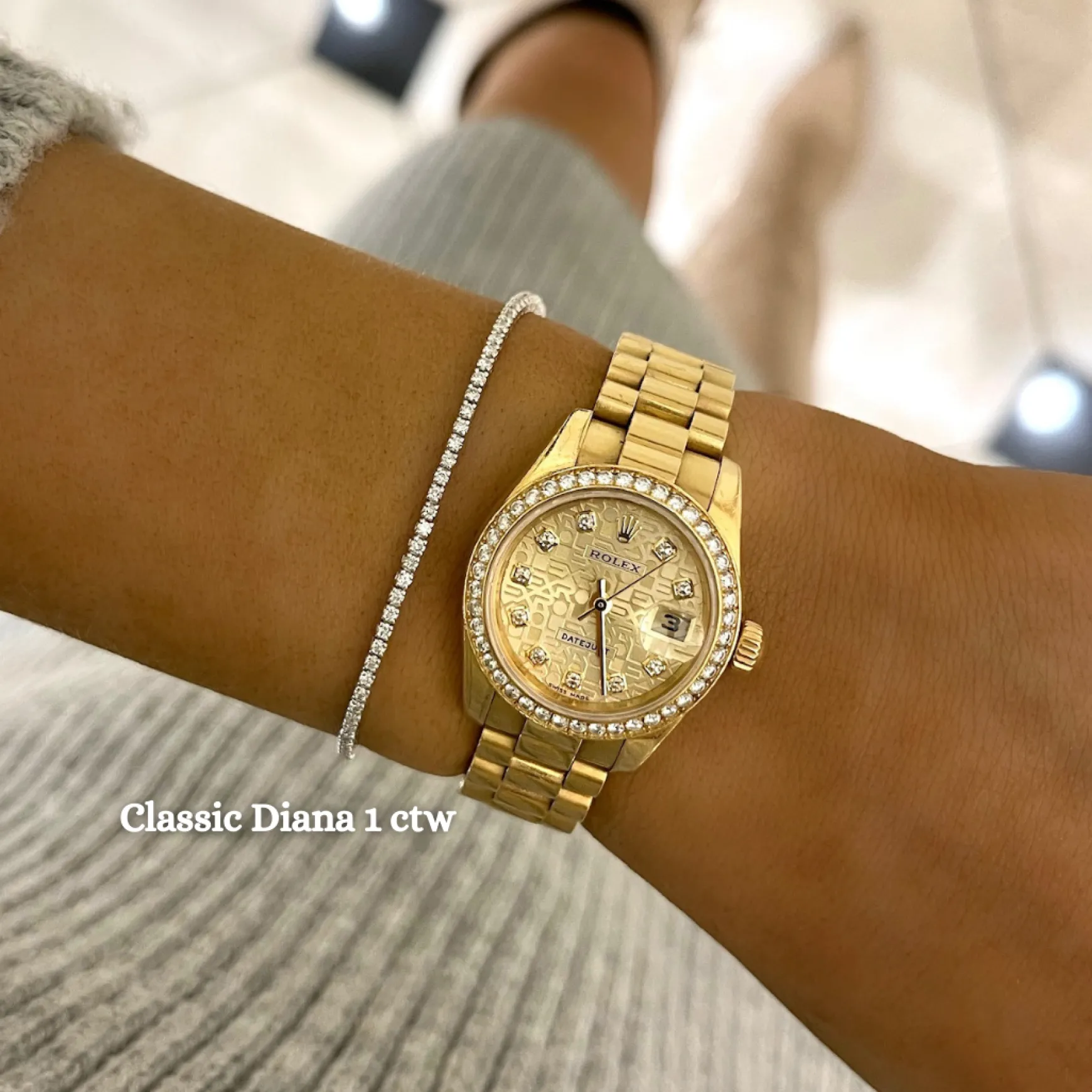 Classic Diana Tennis Bracelet