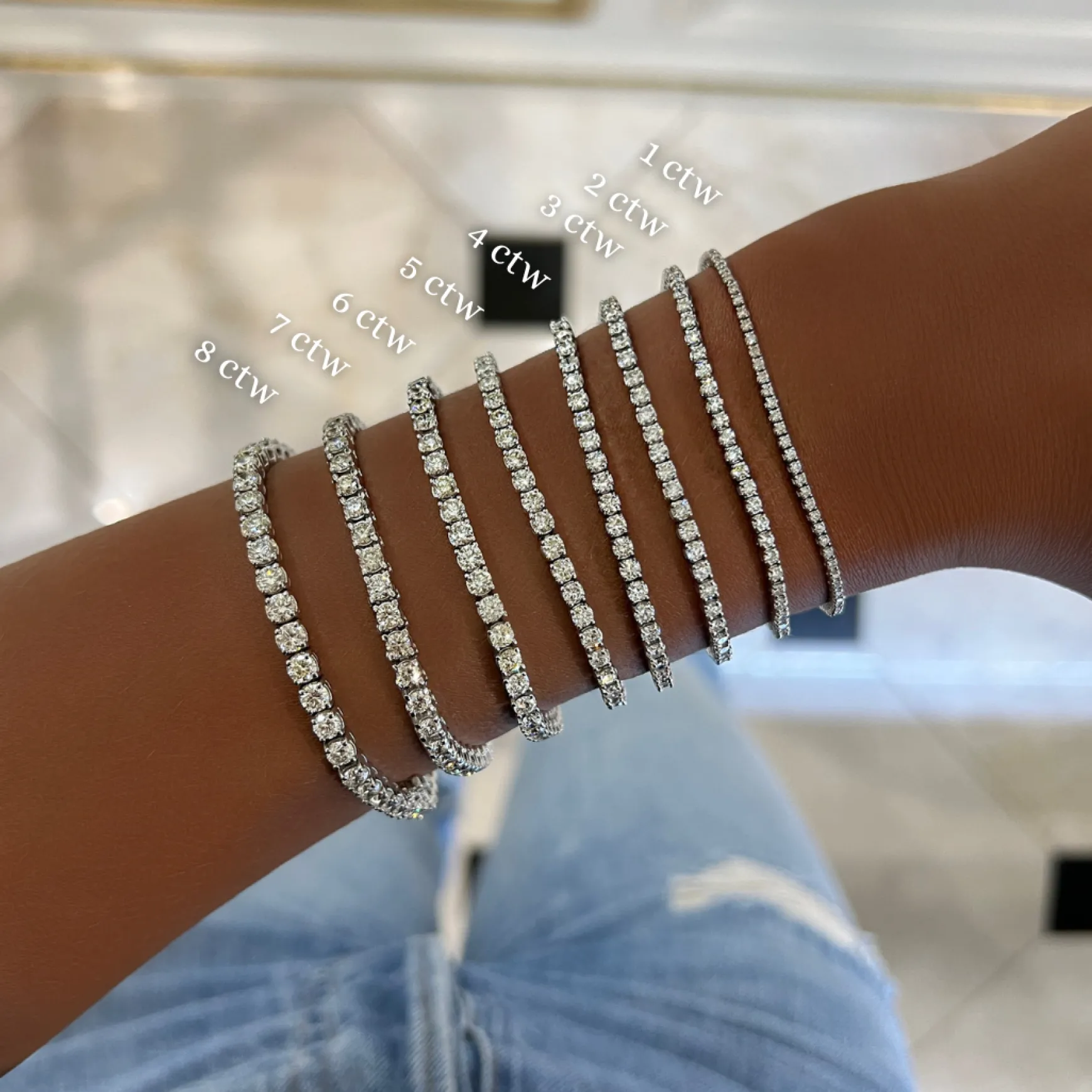 Classic Diana Tennis Bracelet