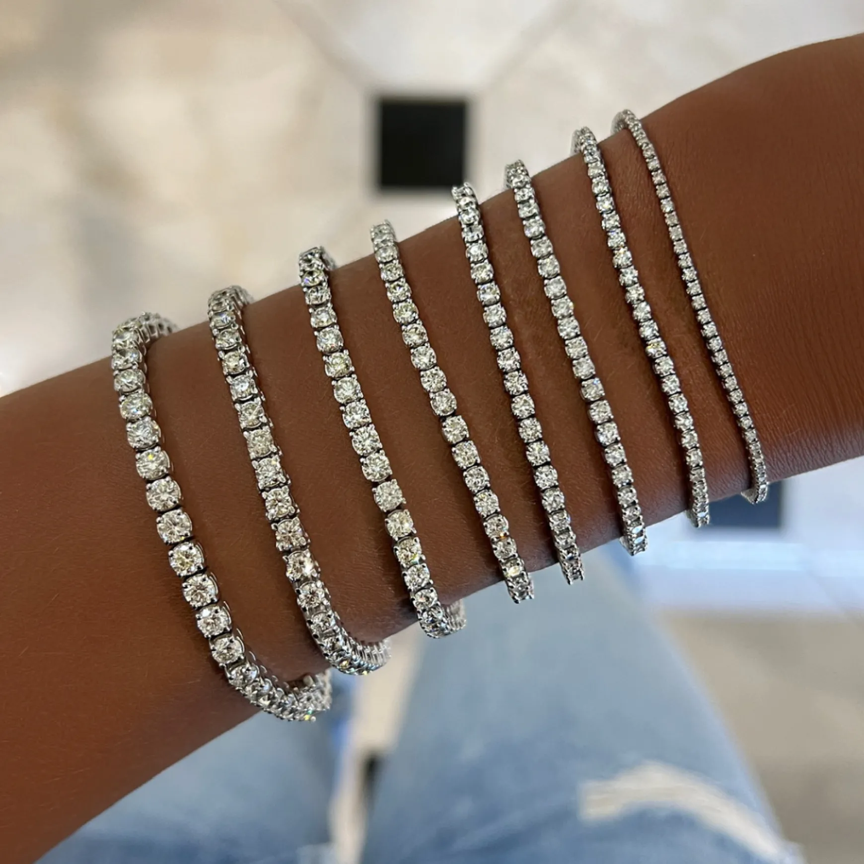 Classic Diana Tennis Bracelet