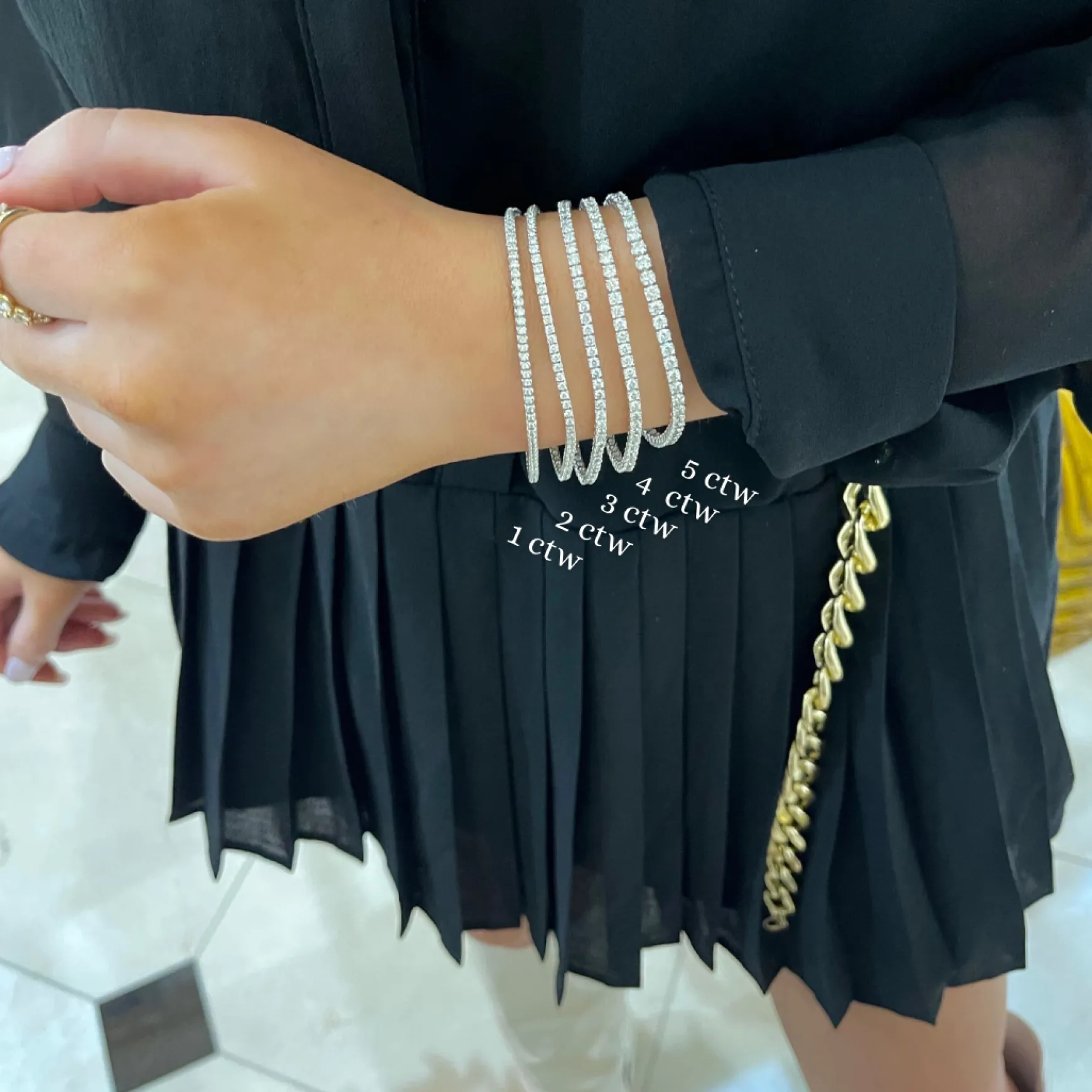 Classic Diana Tennis Bracelet