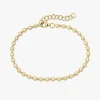 Cupcake Illusion Diamond Tennis Bracelet with Lobster Closure 0.60 ctw