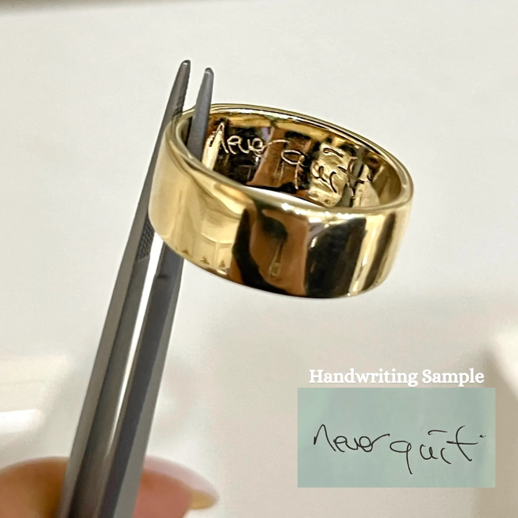 Custom 3D Diamond Solid Gold Cigar Band