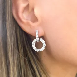 Delphine Diamond Drop Earrings 5.30 ctw