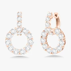 Delphine Diamond Drop Earrings 5.30 ctw