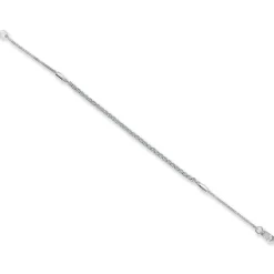 Elena Dainty Floating Diamonds Chain Bracelet 1.19 ctw