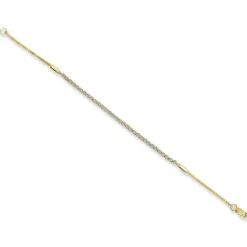 Elena Dainty Floating Diamonds Chain Bracelet 1.19 ctw