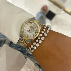 Emalyne Multi-Shape Diamond Tennis Bracelet 13 ctw
