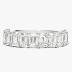 Emerald Cut Diamond Band 3.55 ctw