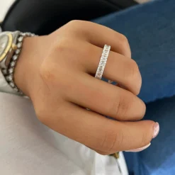 Emerald Cut Diamond Band 2.25 ctw