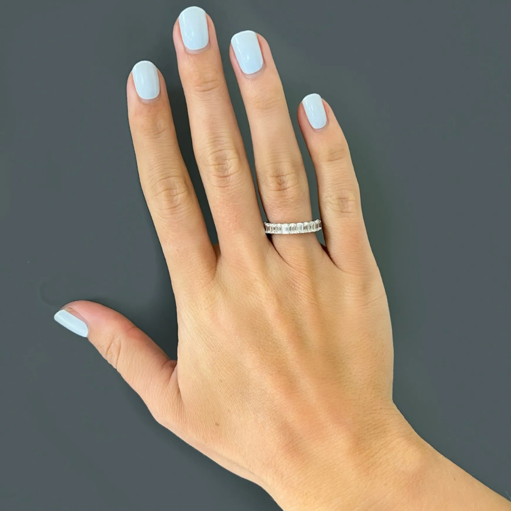 Emerald Cut Diamond Band 2.25 ctw