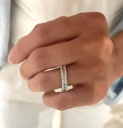 Emerald Cut Diamond Band 2.25 ctw