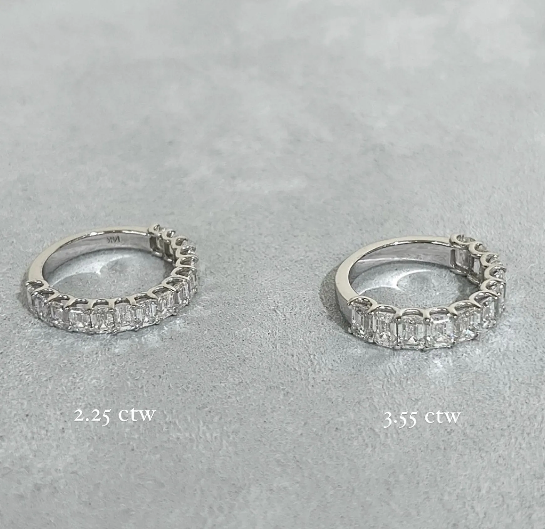 Emerald Cut Diamond Band 2.25 ctw