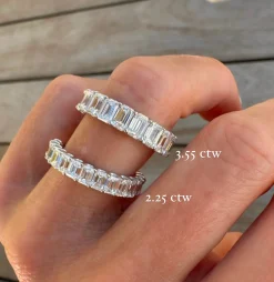 Emerald Cut Diamond Band 2.25 ctw