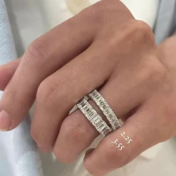 Emerald Cut Diamond Band 2.25 ctw