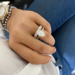 Emerald Cut Diamond Band 2.25 ctw