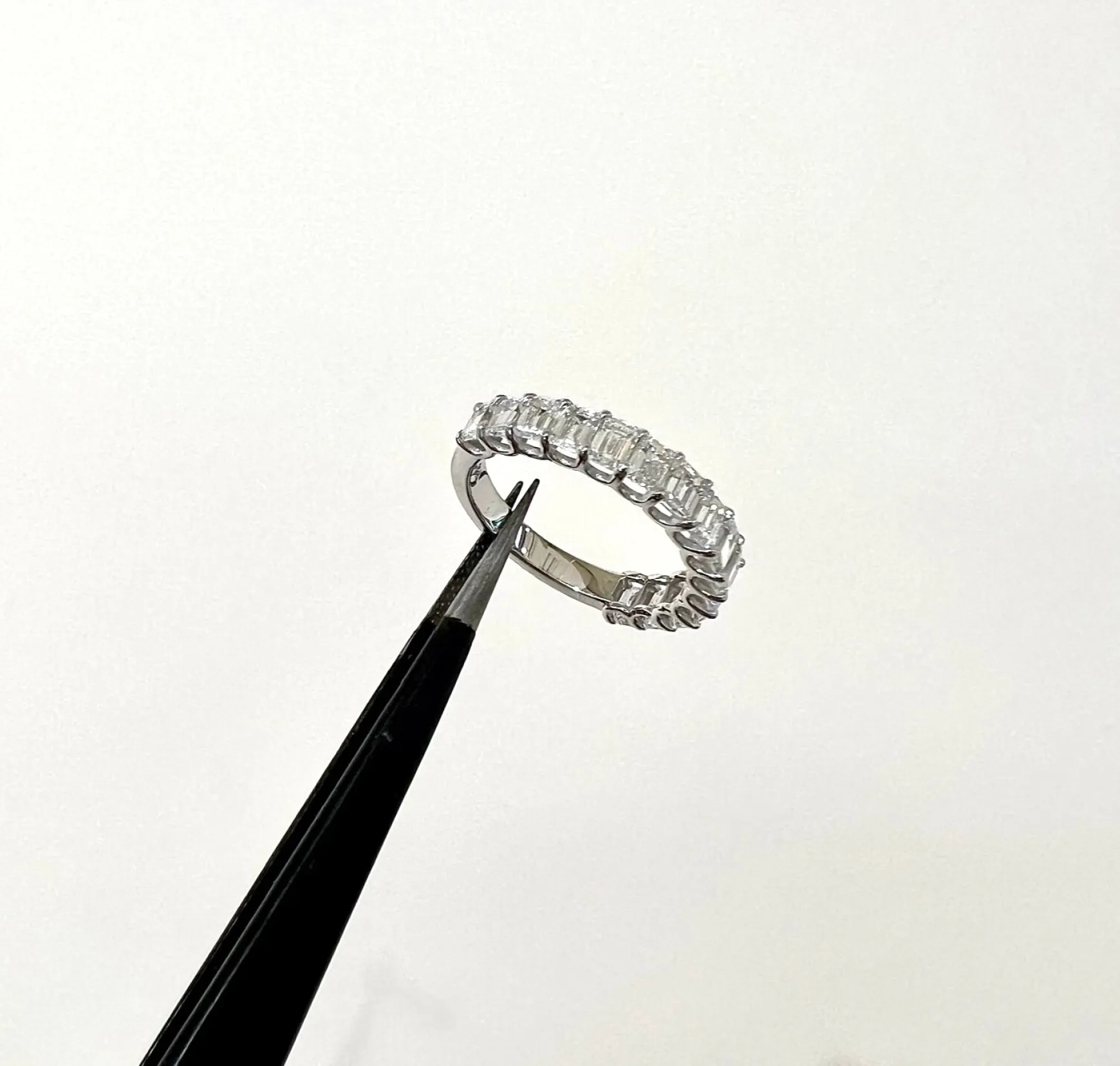 Emerald Cut Diamond Band 2.25 ctw