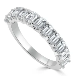 Emirates Emerald Cut Diamond Band 2 ctw