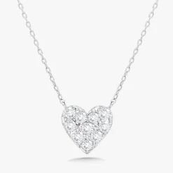 Endless Love Diamond Heart Necklace