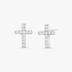Esther Tiny Cross Studs