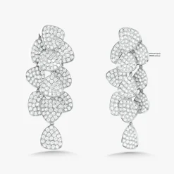 Fontaine Pave Diamond Dangle Earrings 5.35 ctw