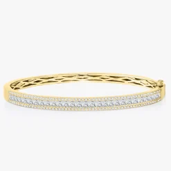 Francine Princess Cut Diamond Bangle 3.30 ctw
