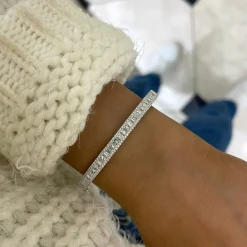 Francine Princess Cut Diamond Bangle 3.30 ctw