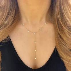 Georgia Diamonds By The Yard Lariat Necklace