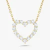 Georgie Diamond Heart Necklace