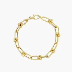 Giada Link & Bead Chain Bracelet