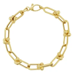 Giada Link & Bead Chain Bracelet