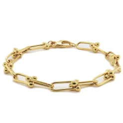 Giada Link & Bead Chain Bracelet