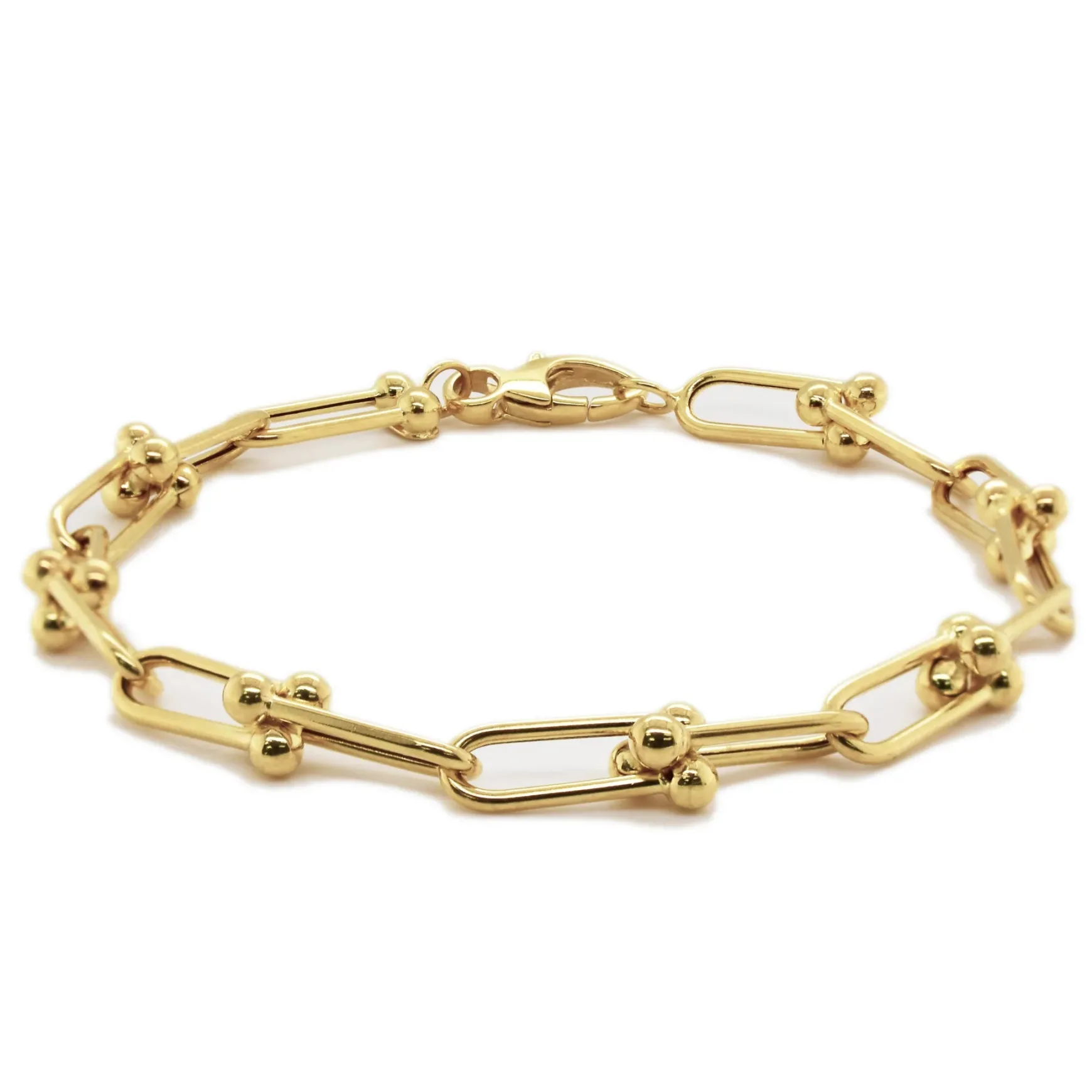 Giada Link & Bead Chain Bracelet