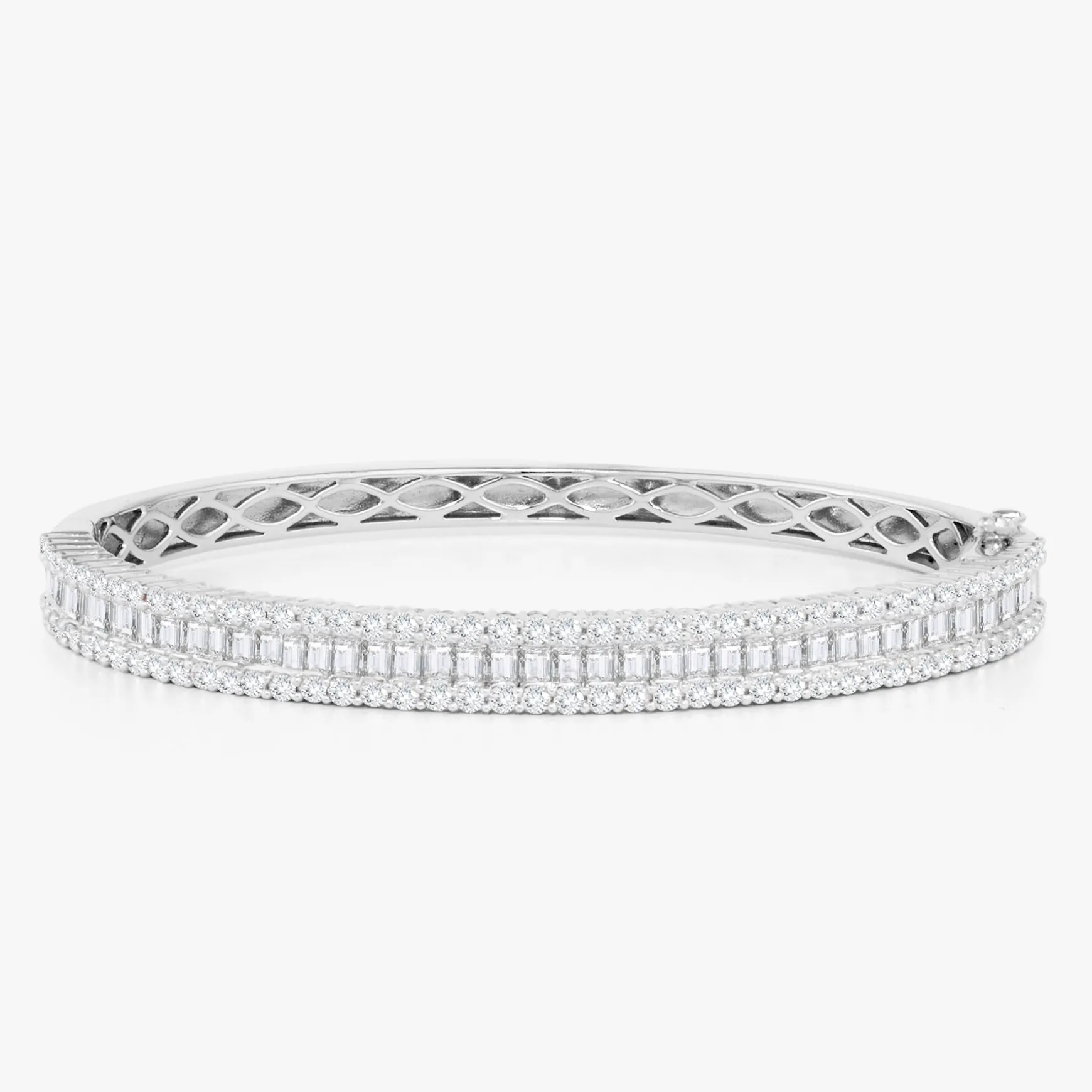 Gianna Baguette Diamond Bangle 6.28 ctw