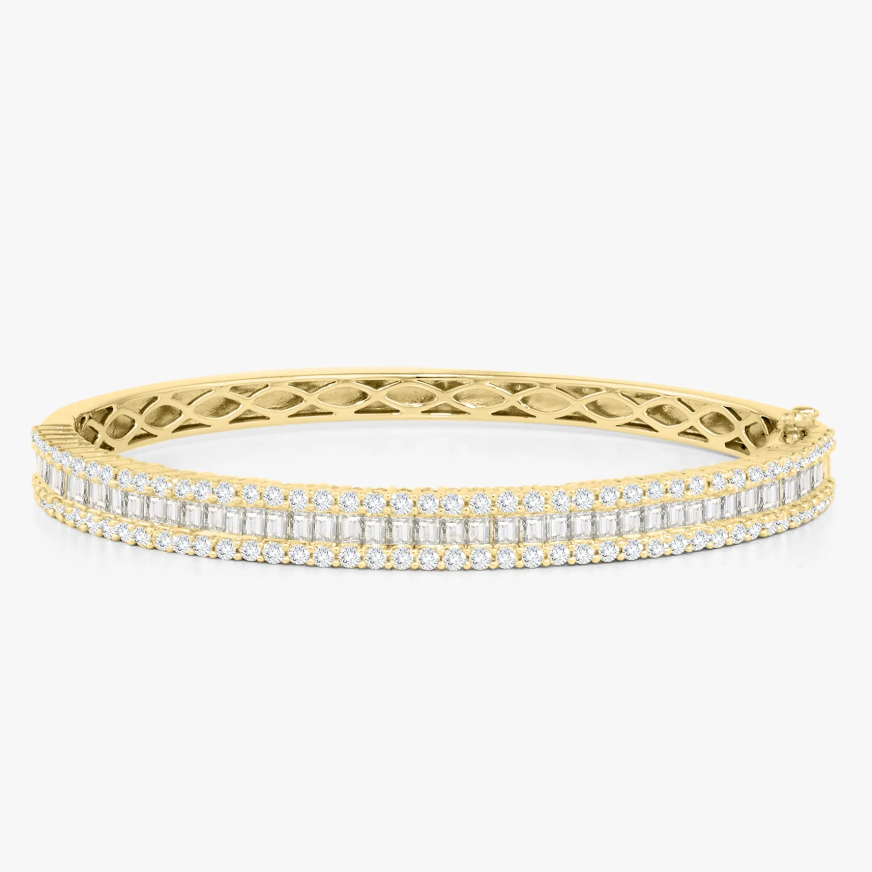 Gianna Baguette Diamond Bangle 6.28 ctw
