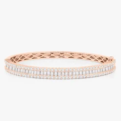 Gianna Baguette Diamond Bangle 6.28 ctw