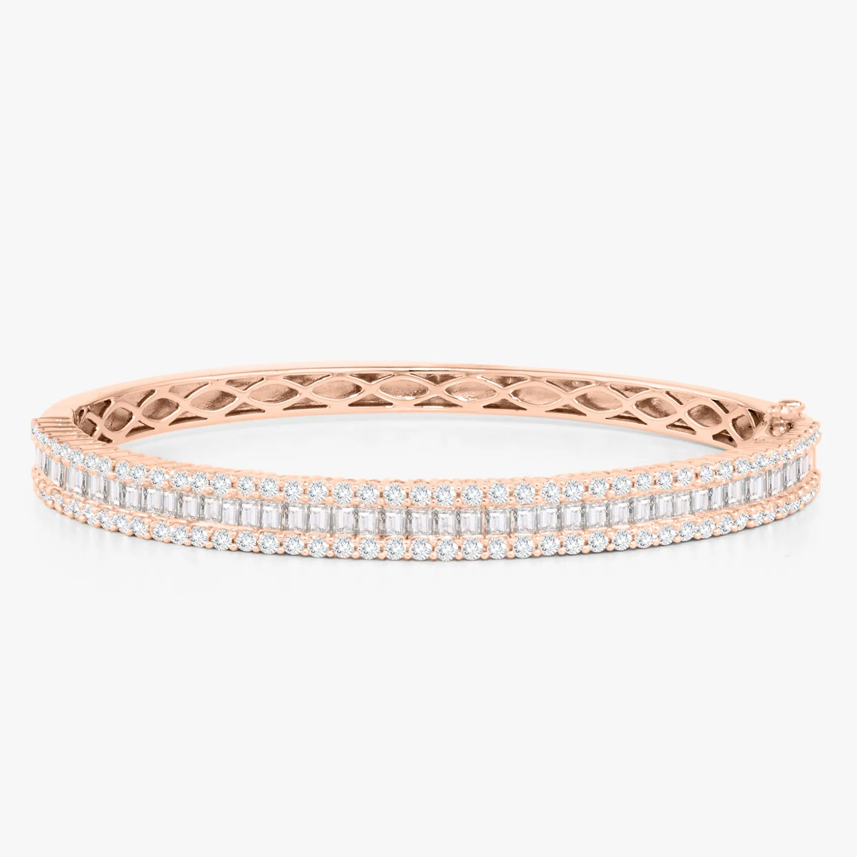 Gianna Baguette Diamond Bangle 6.28 ctw