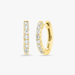 Gigi Diamond Huggie Earrings