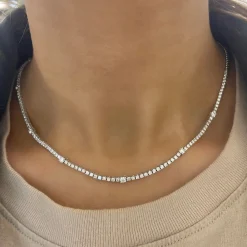 Griffin Diamond Tennis Necklace 3 ctw