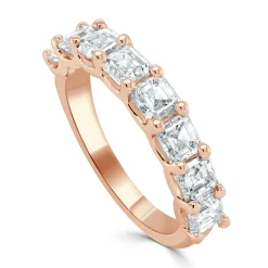Helena Asscher Cut Diamond Band 2.50 ctw