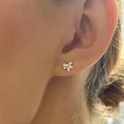 Hummingbird Diamond Stud Earrings
