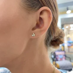 Hummingbird Diamond Stud Earrings