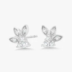 Hummingbird Diamond Stud Earrings